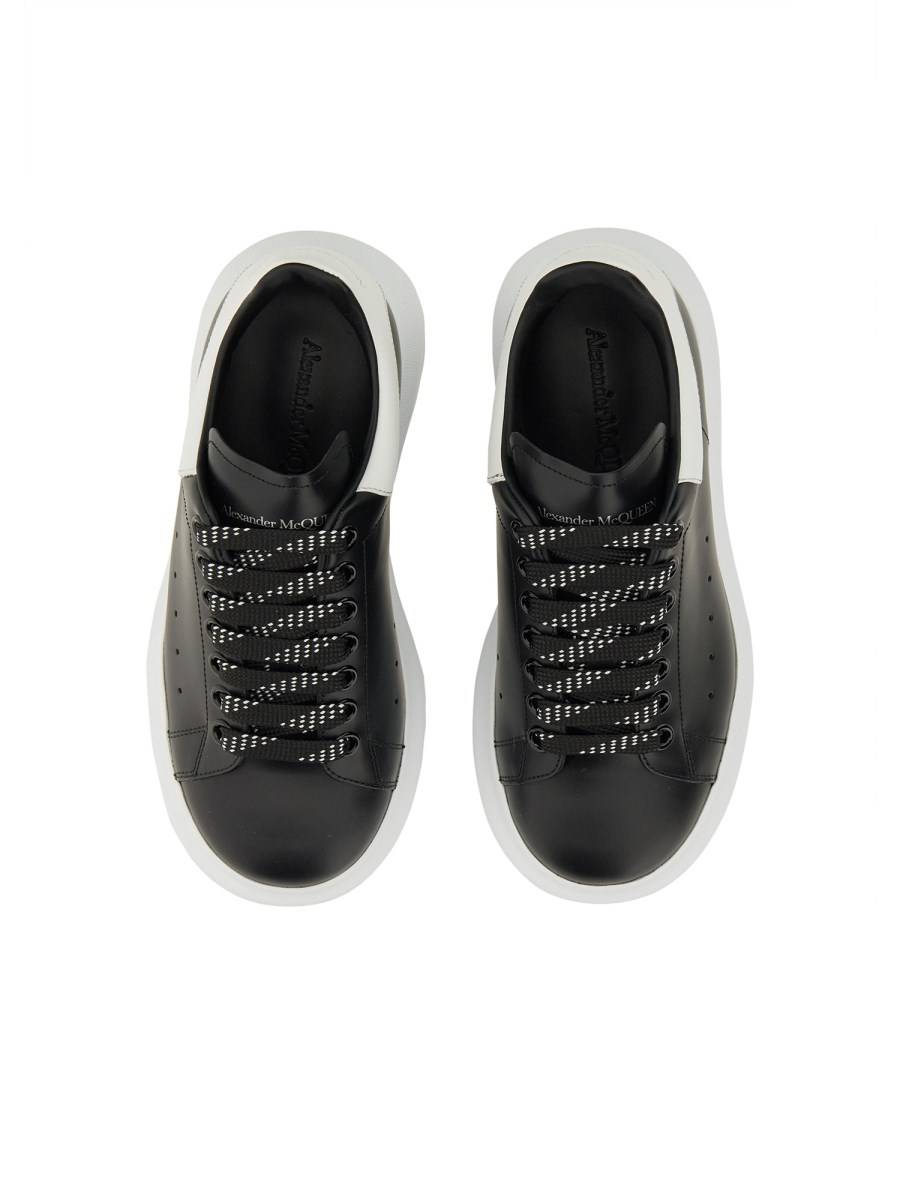 ALEXANDER McQUEEN SNEAKER OVERSIZE IN PELLE