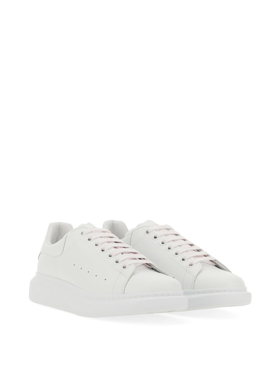 ALEXANDER McQUEEN SNEAKER OVERSIZE IN PELLE