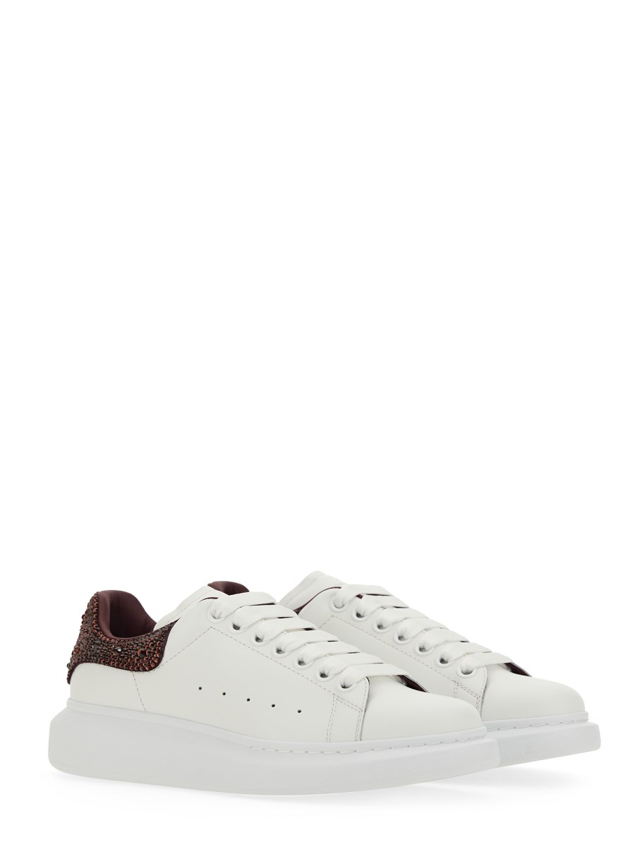 ALEXANDER McQUEEN SNEAKER OVERSIZE IN PELLE