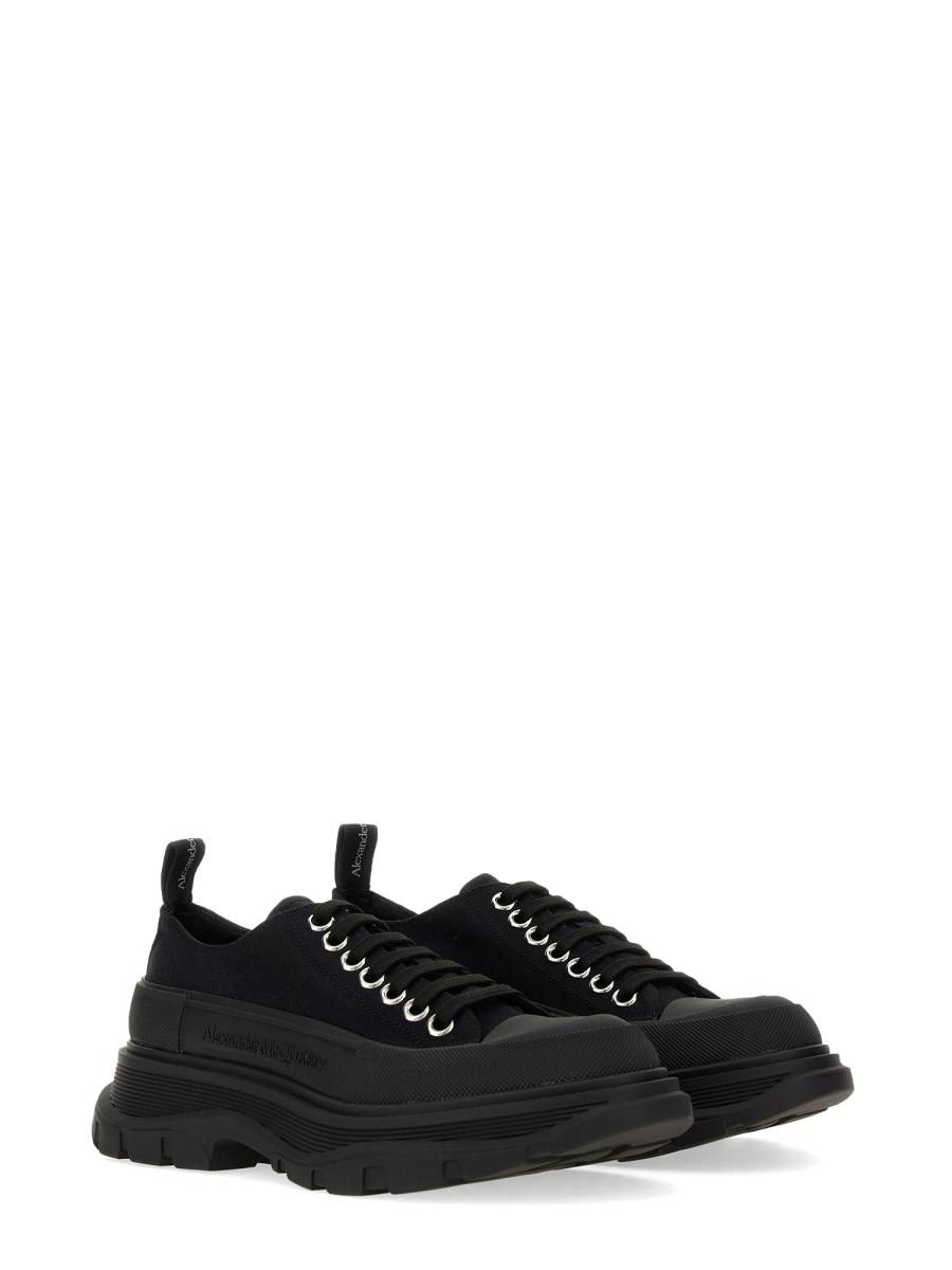 ALEXANDER McQUEEN SNEAKER "TREAD SLICK" IN CANVAS