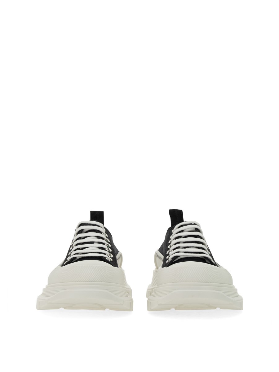 ALEXANDER McQUEEN SNEAKER TREAD SLICK IN TELA