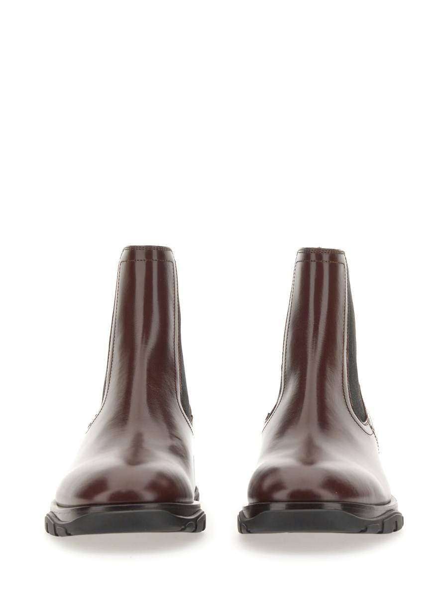 ALEXANDER McQUEEN STIVALE BEATLE IN PELLE