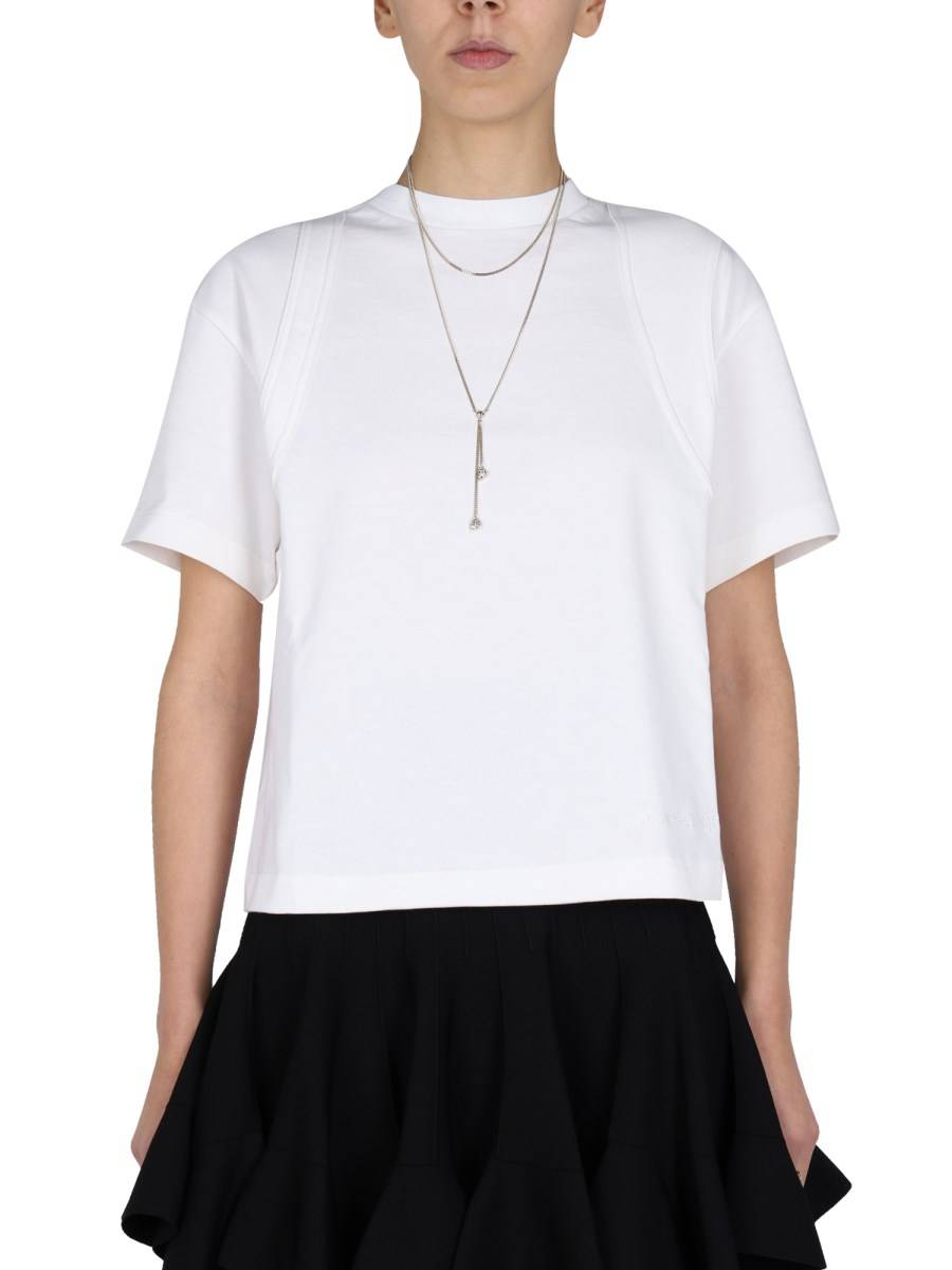 ALEXANDER McQUEEN T-SHIRT IN JERSEY DI COTONE