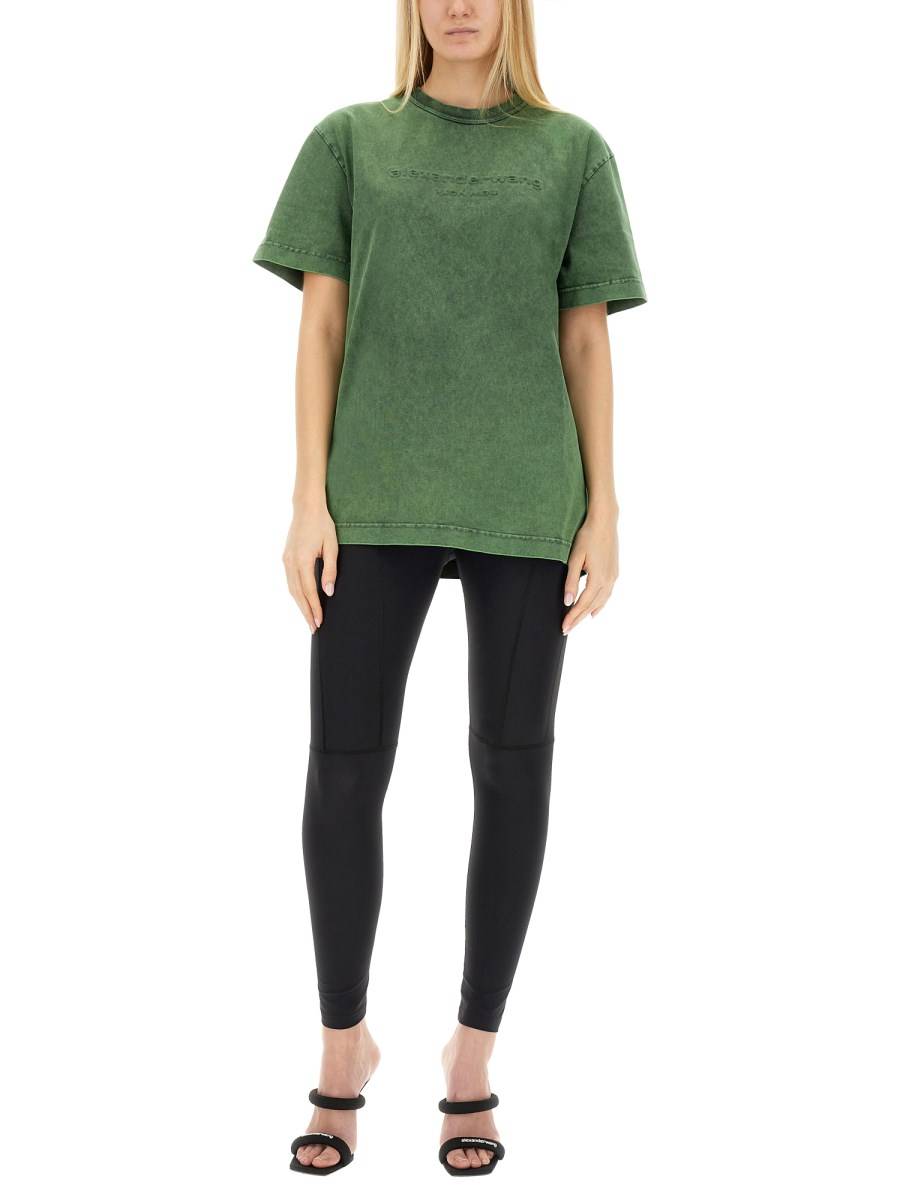 ALEXANDER WANG T-SHIRT CON LOGO