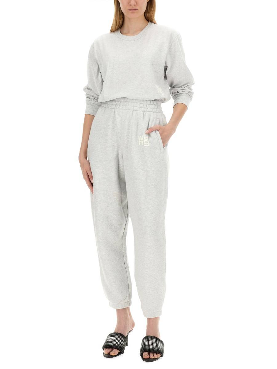 ALEXANDERWANG.T FELPA CON LOGO IN COTONE