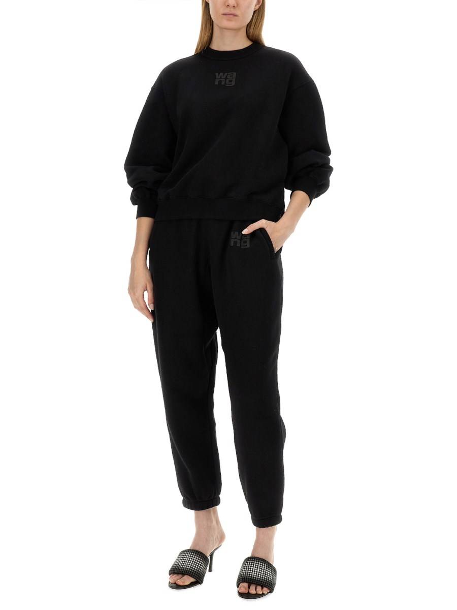 ALEXANDERWANG.T FELPA IN COTONE CON LOGO
