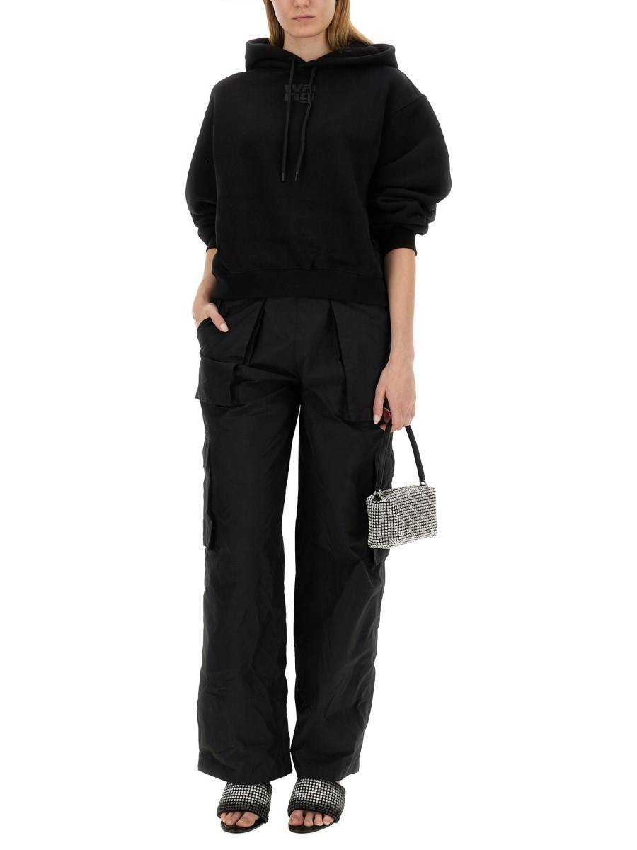 ALEXANDERWANG.T FELPA IN COTONE CON LOGO