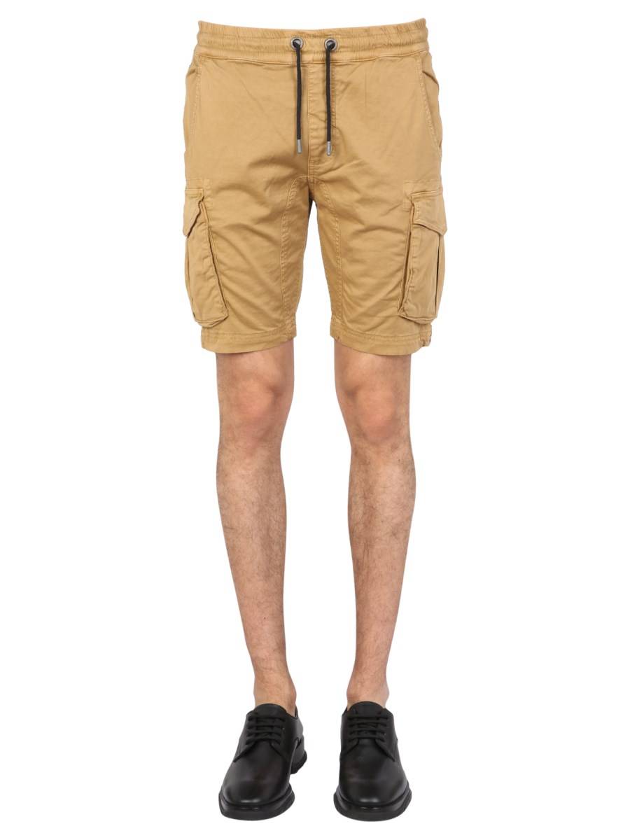ALPHA INDUSTRIES BERMUDA IN TWILL DI COTONE