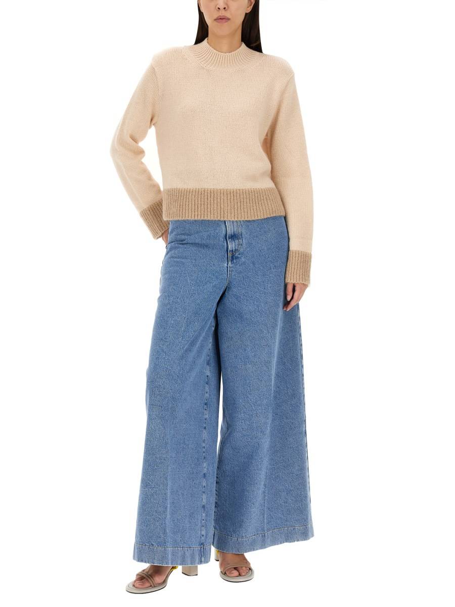 ALYSI MAGLIA A COLLO ALTO IN MISTO LANA