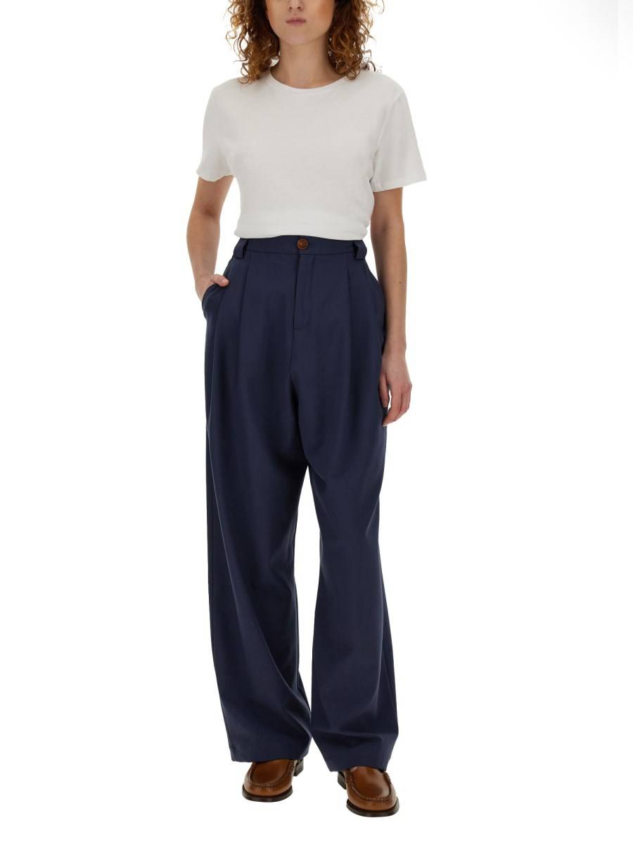 ALYSI PANTALONE IN TELA