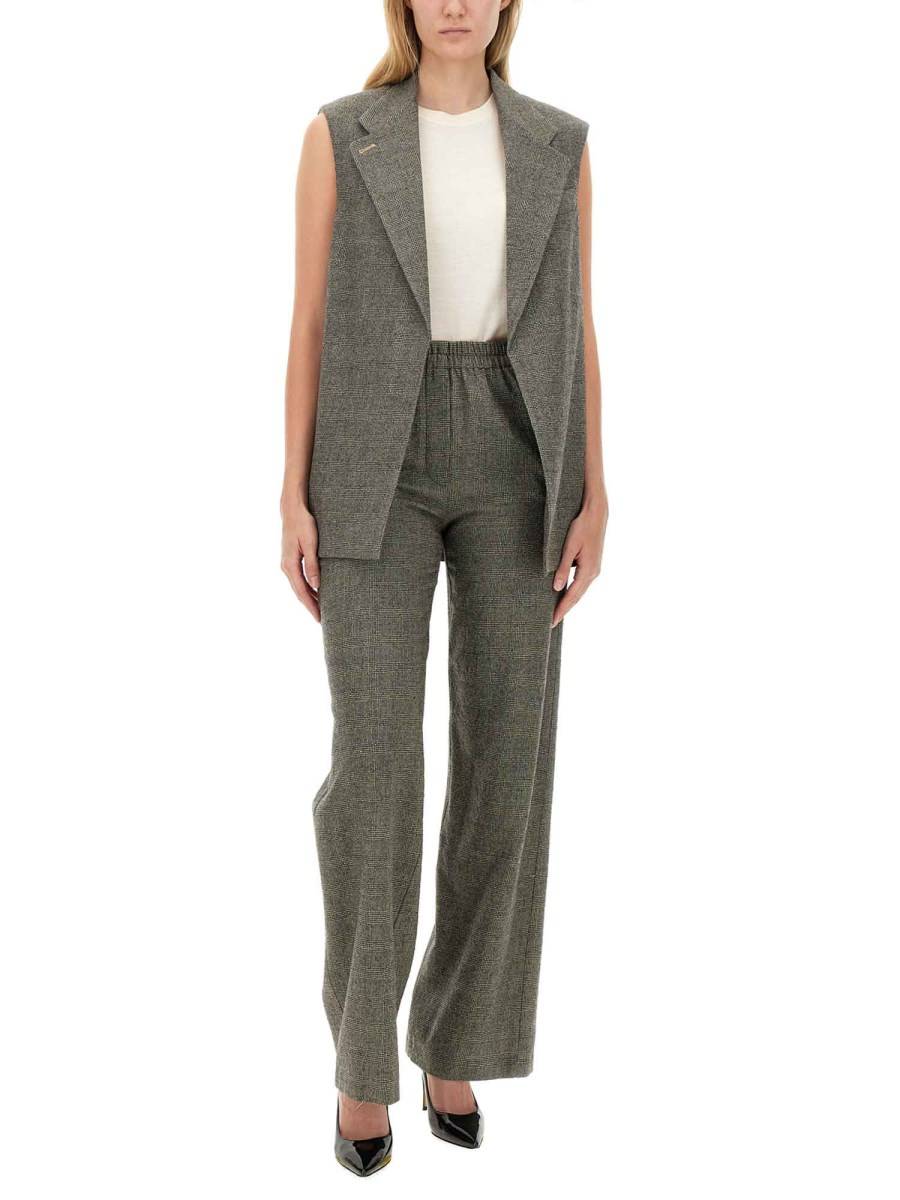 ALYSI PANTALONE PRINCIPE DI GALLES IN LANA