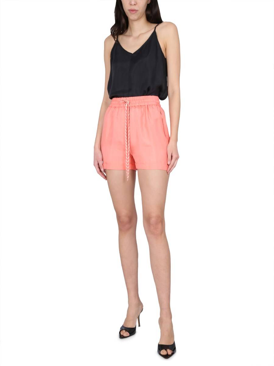 ALYSI SHORTS IN TWILL DI SETA