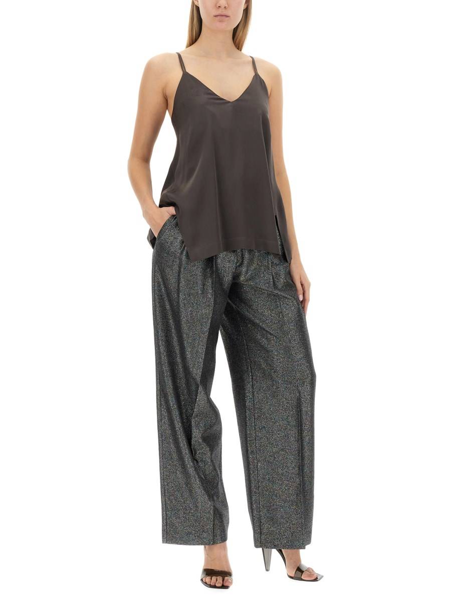ALYSI TOP IN SETA