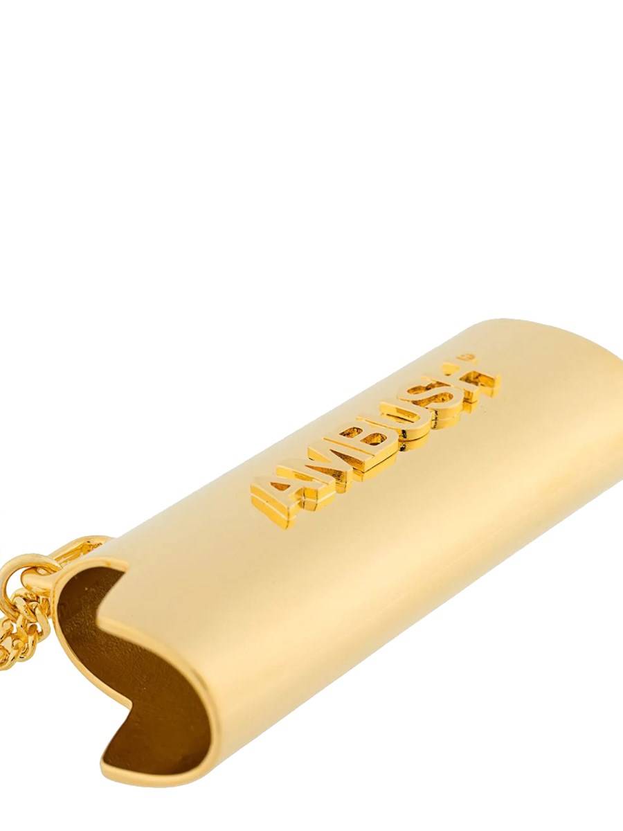 AMBUSH COLLANA CON PORTA ACCENDINO E LOGO