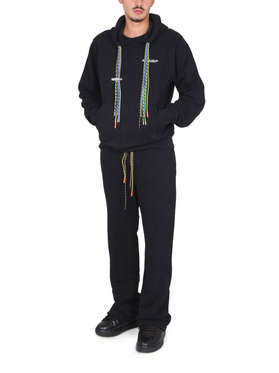 AMBUSH FELPA IN COTONE CON CAPPUCCIO MULTICORD