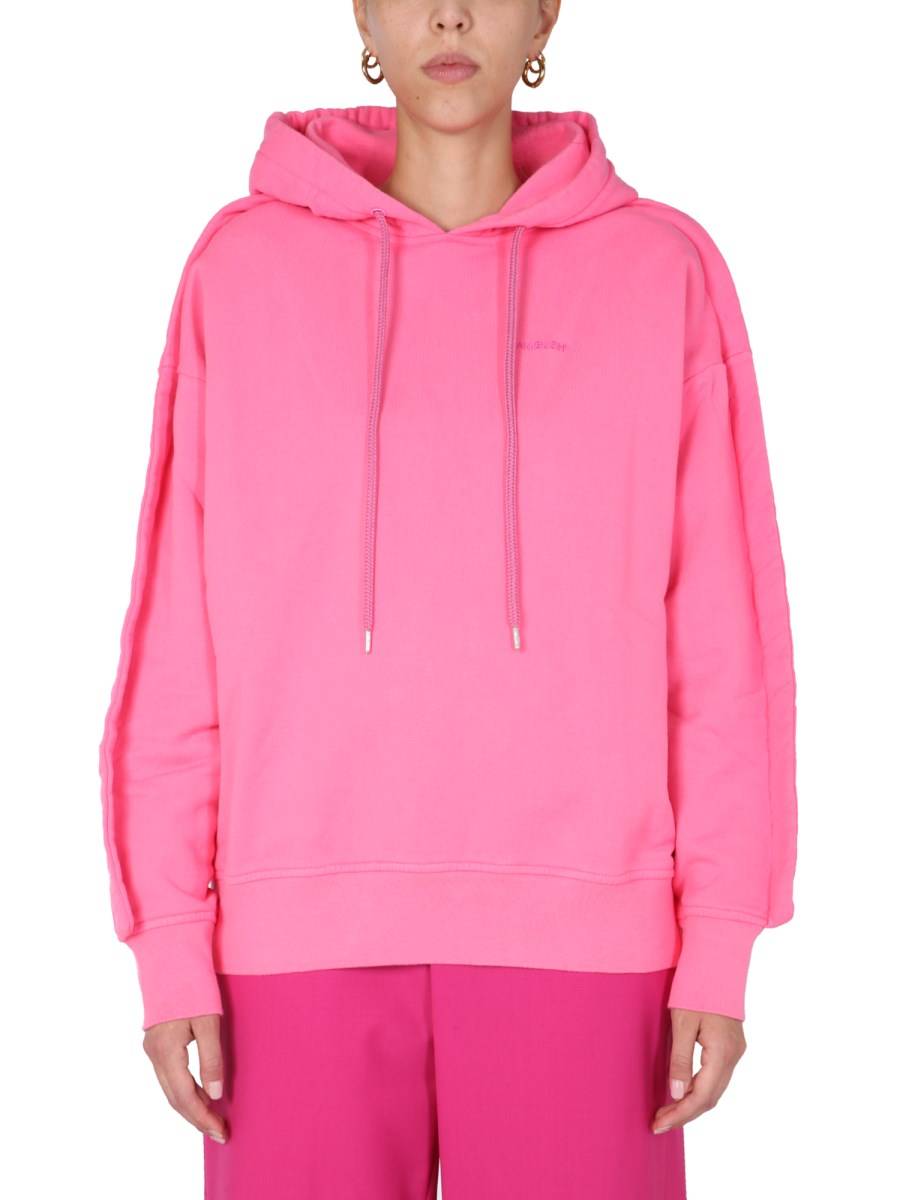 AMBUSH FELPA IN COTONE CON RICAMO LOGO