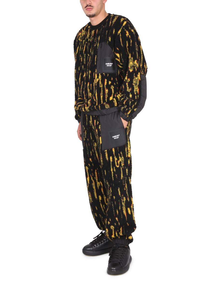 AMBUSH GIACCA IMBOTTITA TEDDY JACQUARD