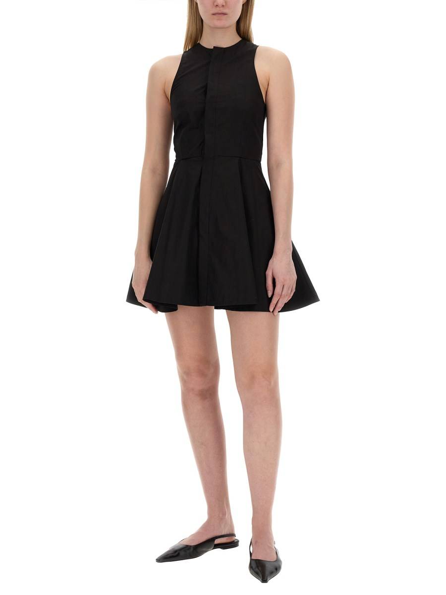 AMI PARIS ABITO MINI IN POPELINE DI COTONE