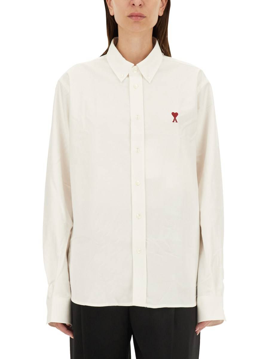 AMI PARIS CAMICIA CON LOGO
