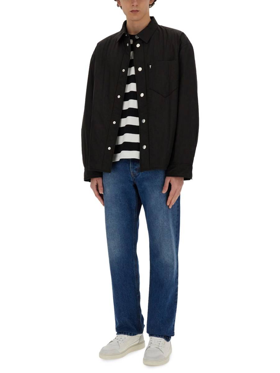 AMI PARIS CAMICIA IMBOTTITA IN NYLON