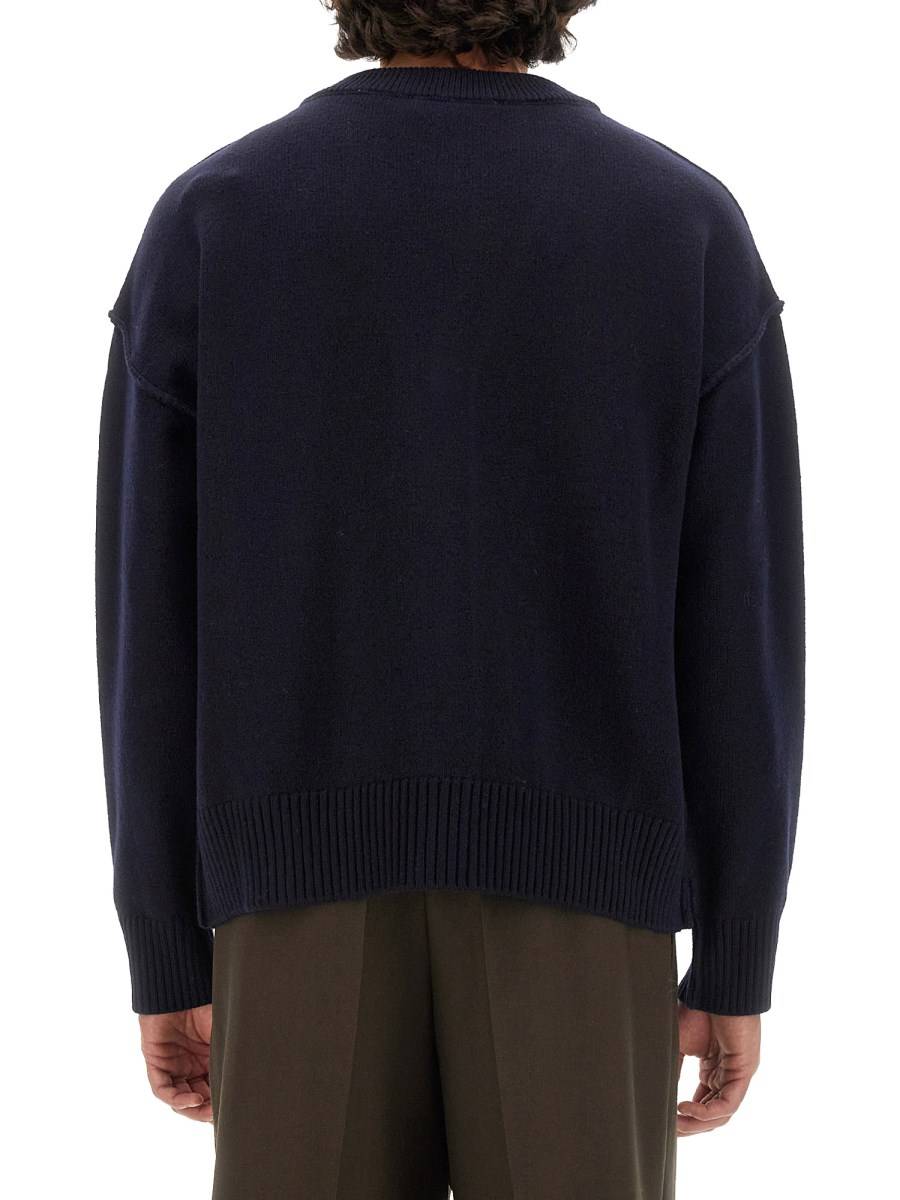 AMI PARIS CARDIGAN CON LOGO