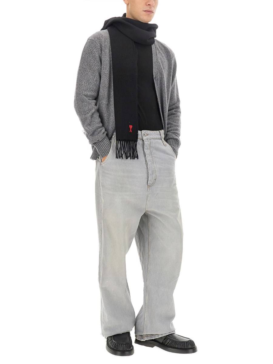 AMI PARIS CARDIGAN IN LANA E CASHMERE