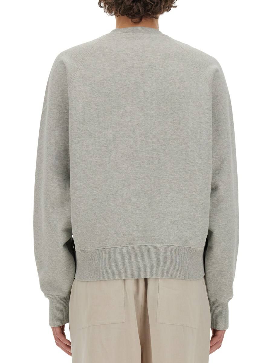 AMI PARIS FELPA CON LOGO IN COTONE