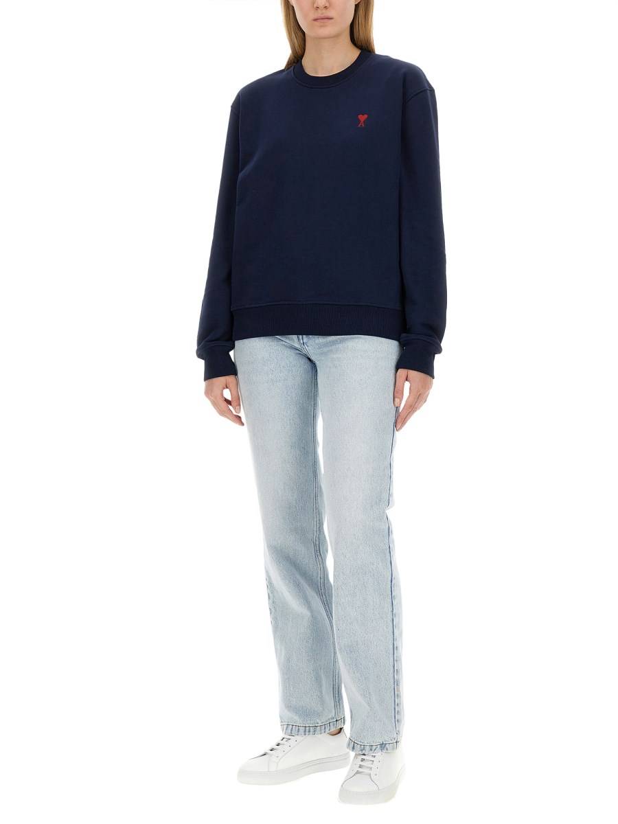 AMI PARIS FELPA CON LOGO