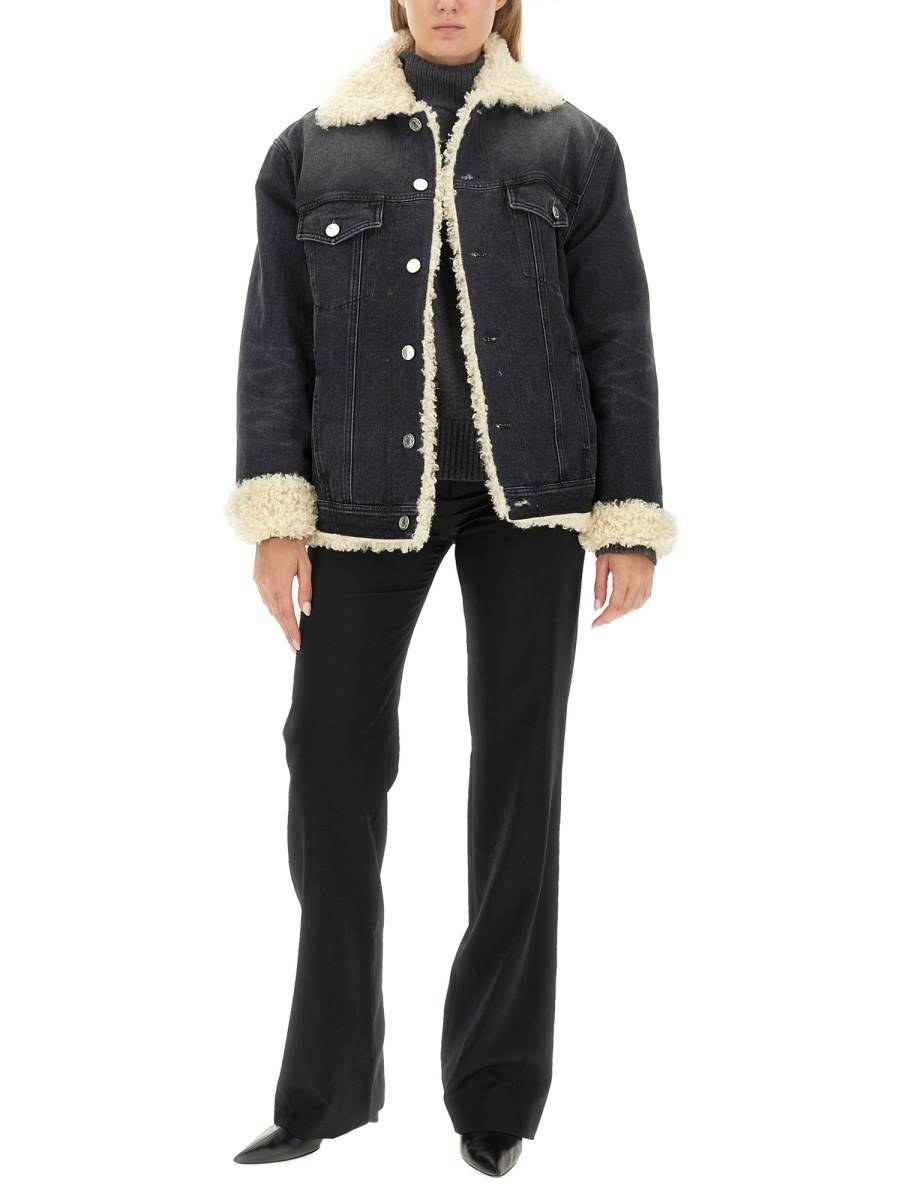 AMI PARIS GIACCA IN DENIM DI COTONE