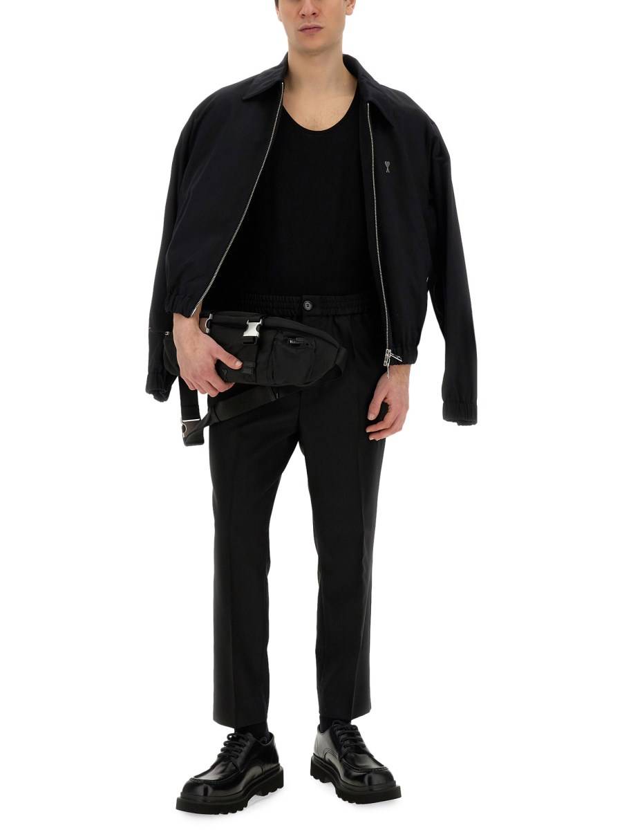 AMI PARIS PANTALONE IN LANA