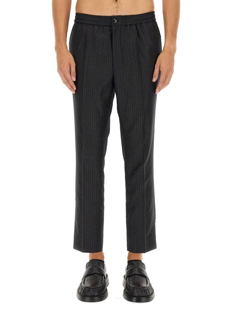 AMI PARIS PANTALONE IN LANA