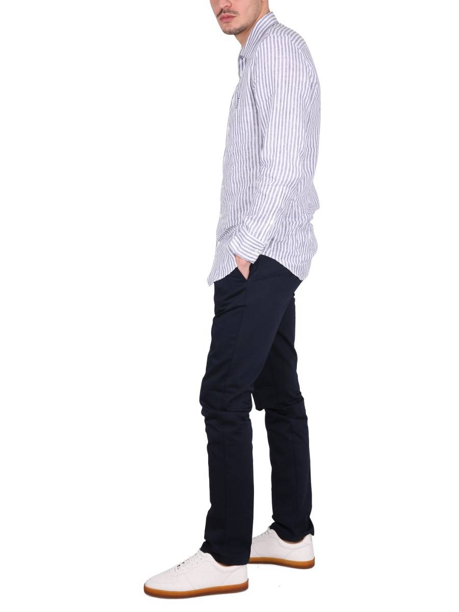 AMI PARIS PANTALONE SLIM FIT IN COTONE