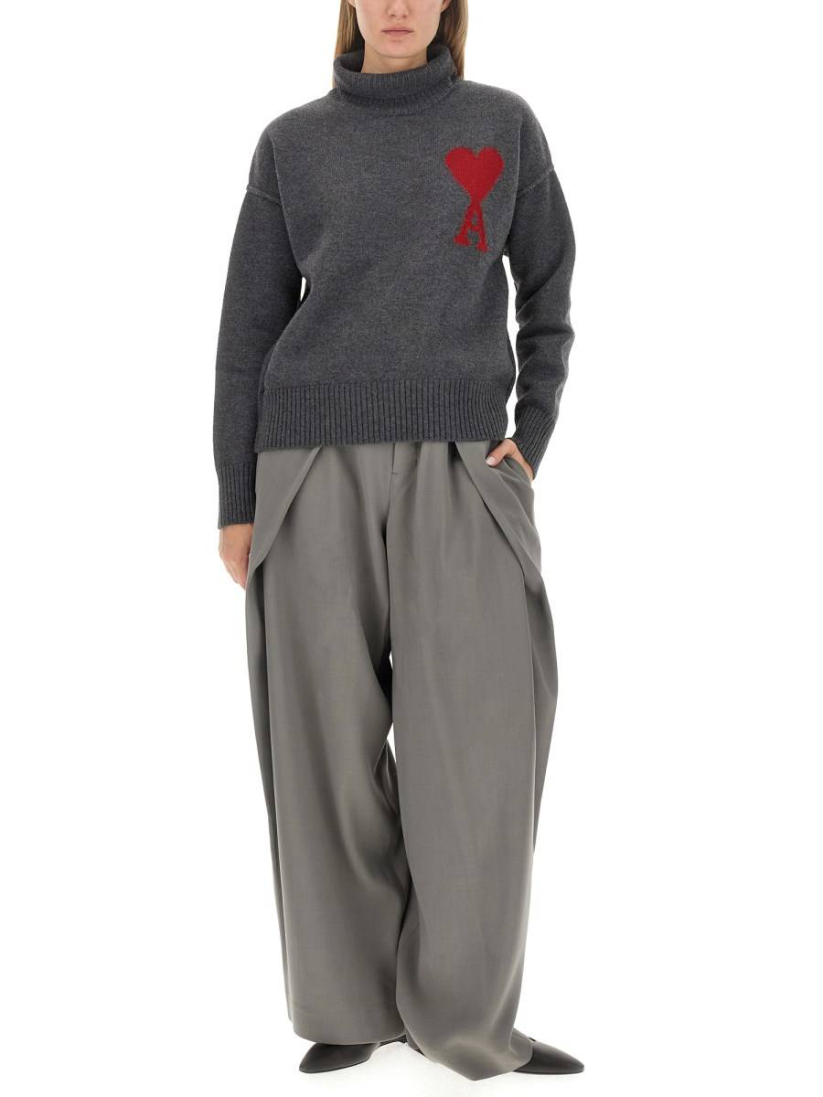 AMI PARIS PANTALONE WIDE FIT