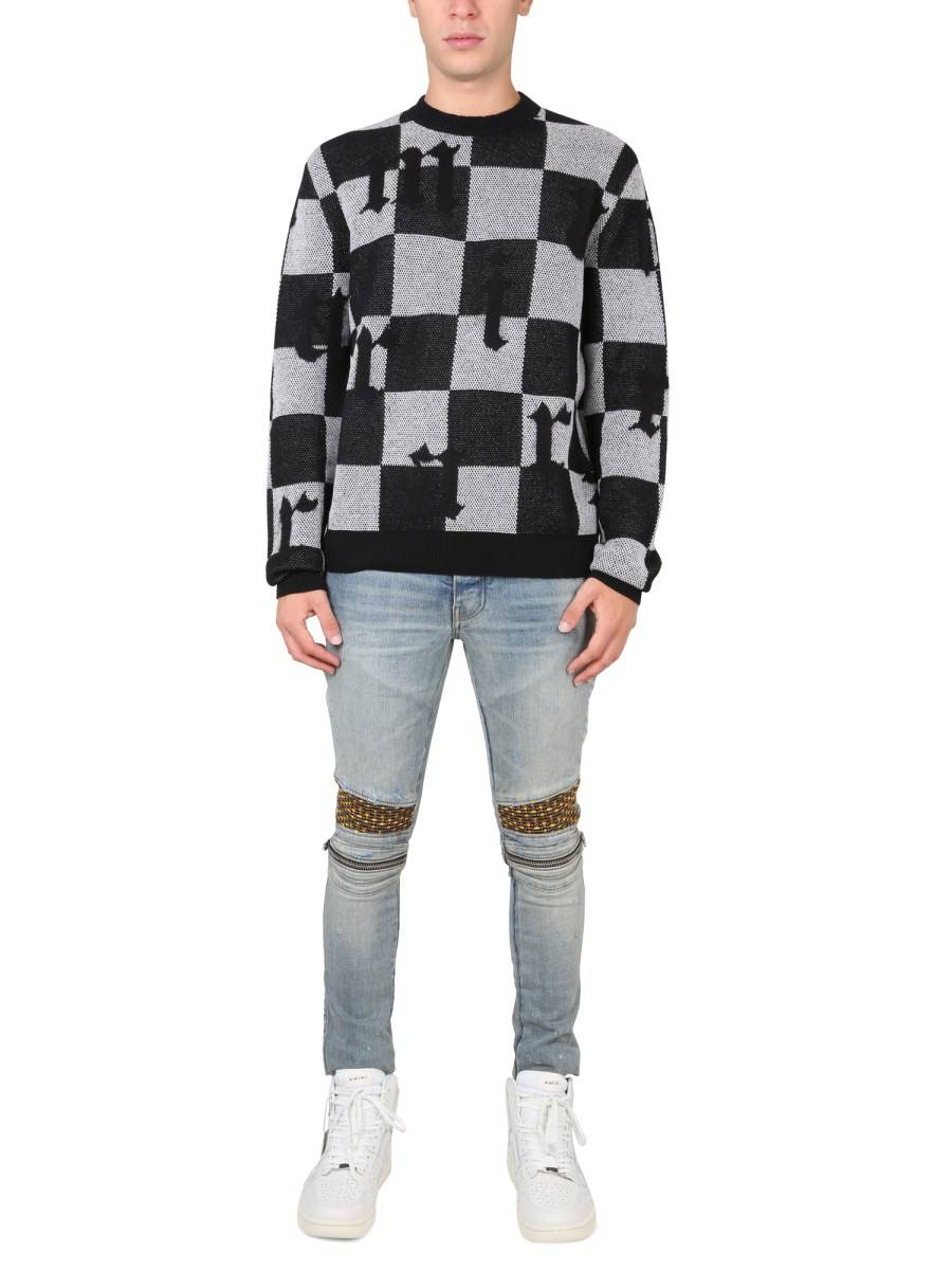 AMIRI JEANS IN COTONE CON ZIP