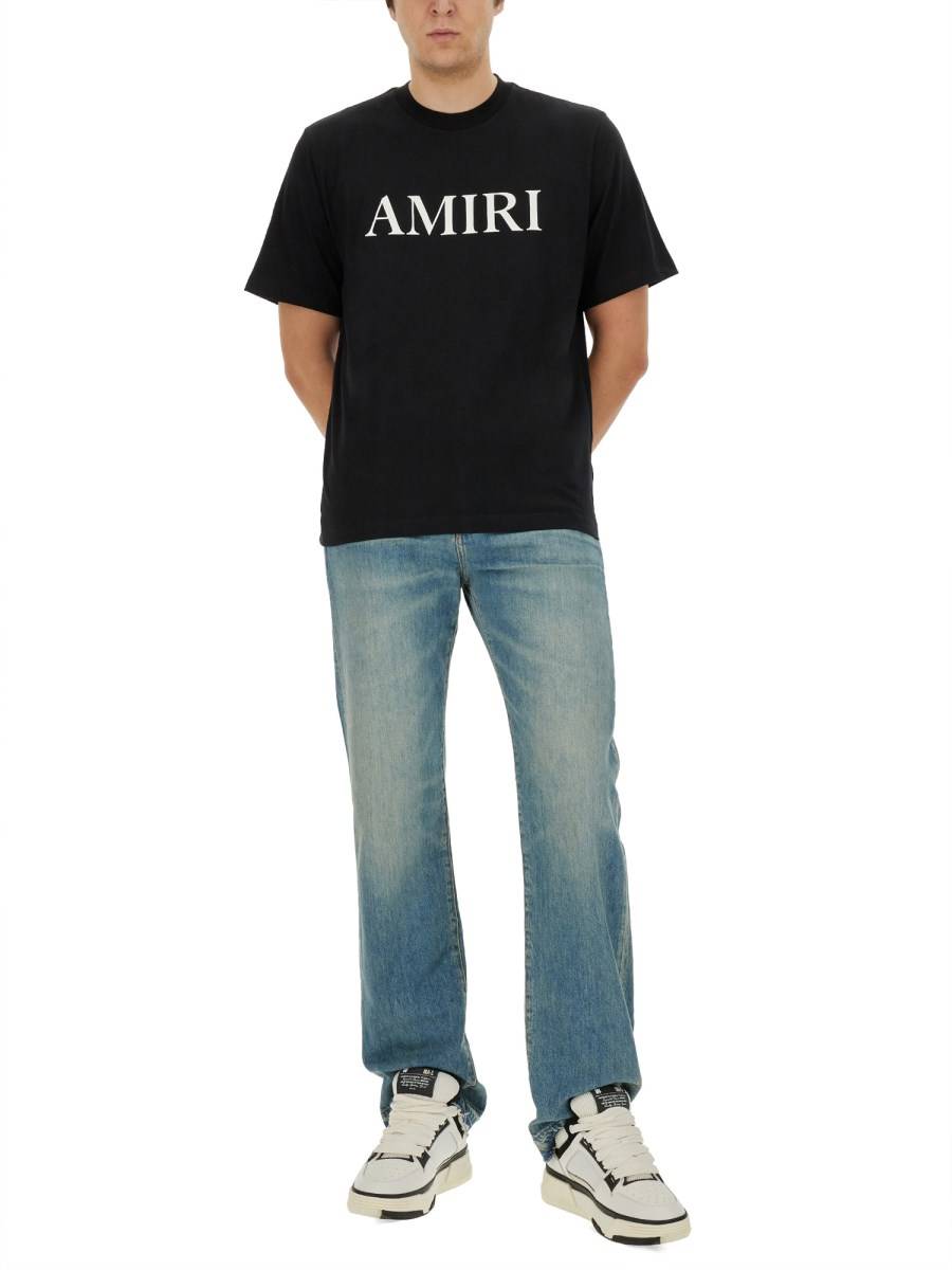 AMIRI T-SHIRT IN JERSEY DI COTONE CON LOGO