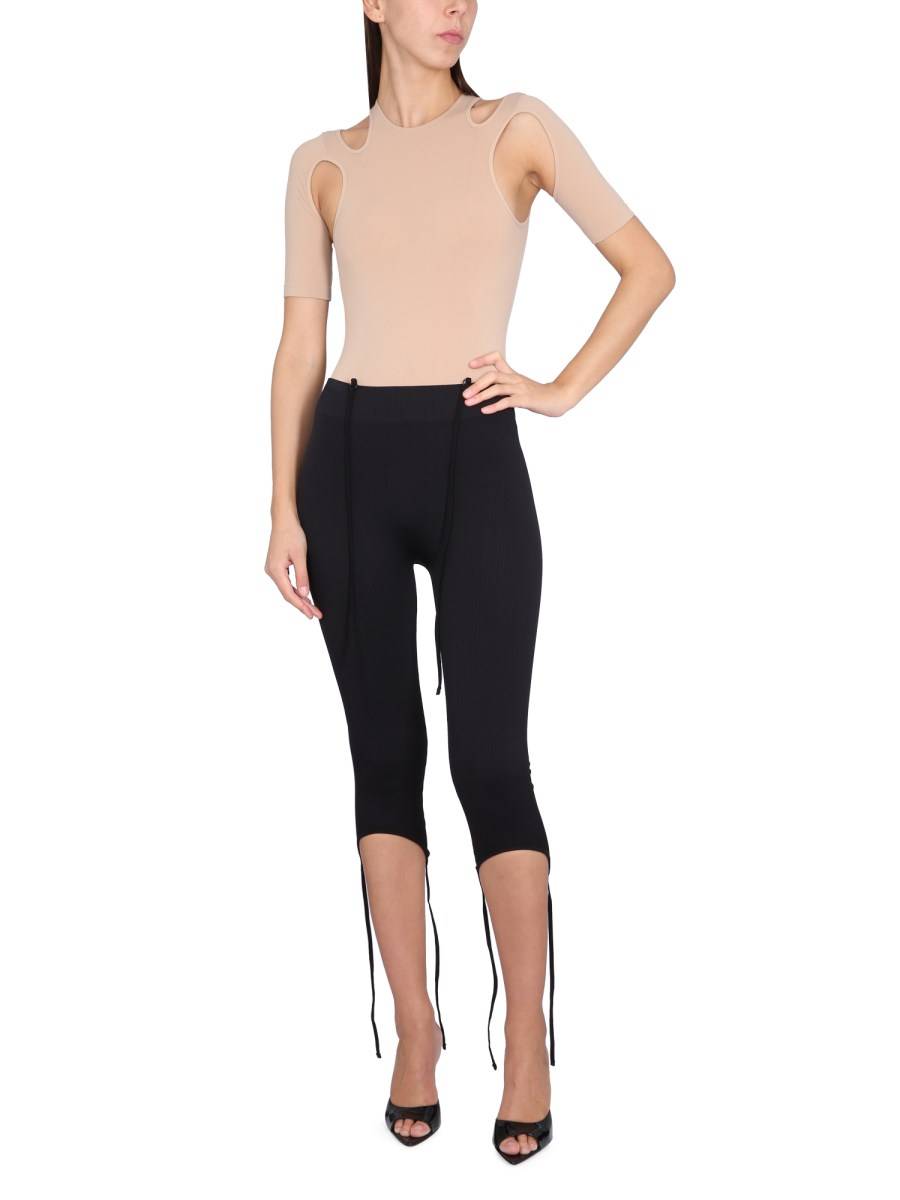 ANDREADAMO BODY IN JERSEY CON DETTAGLI CUT-OUT