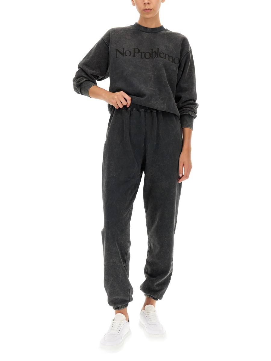 ARIES PANTALONE JOGGING NO PROBLEMO IN COTONE