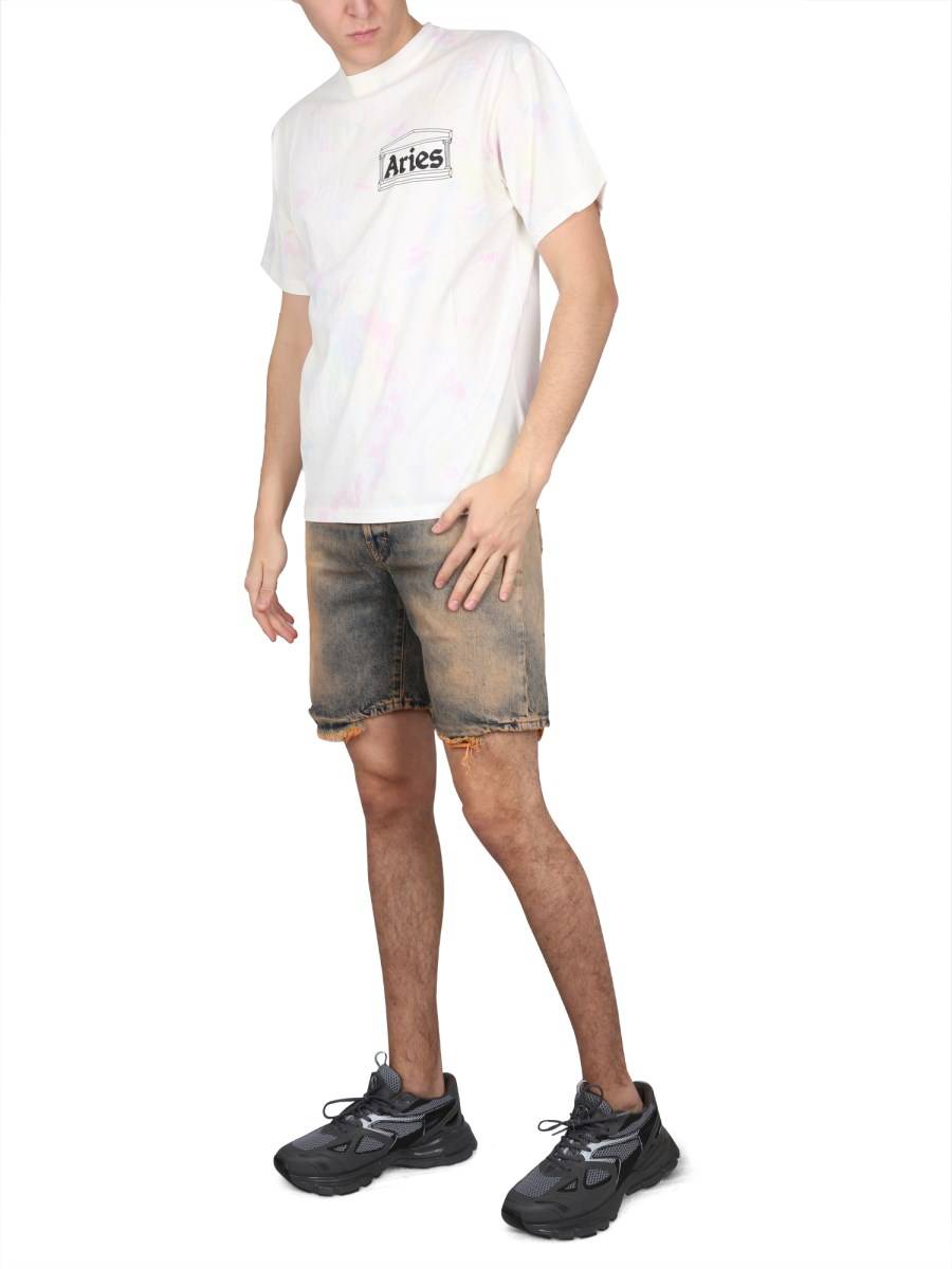 ARIES T-SHIRT IN COTONE CON LOGO