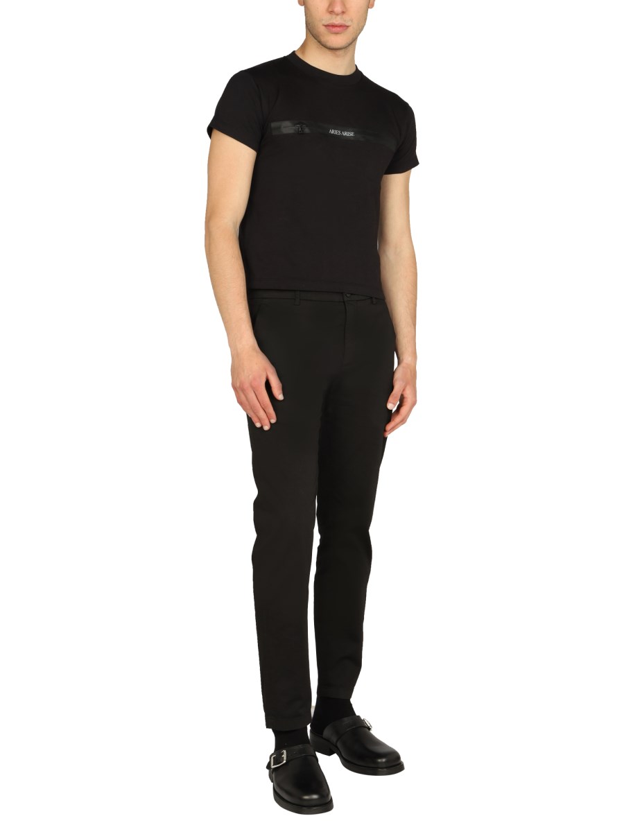 ARIES T-SHIRT "SHRUNKEN" IN COTONE