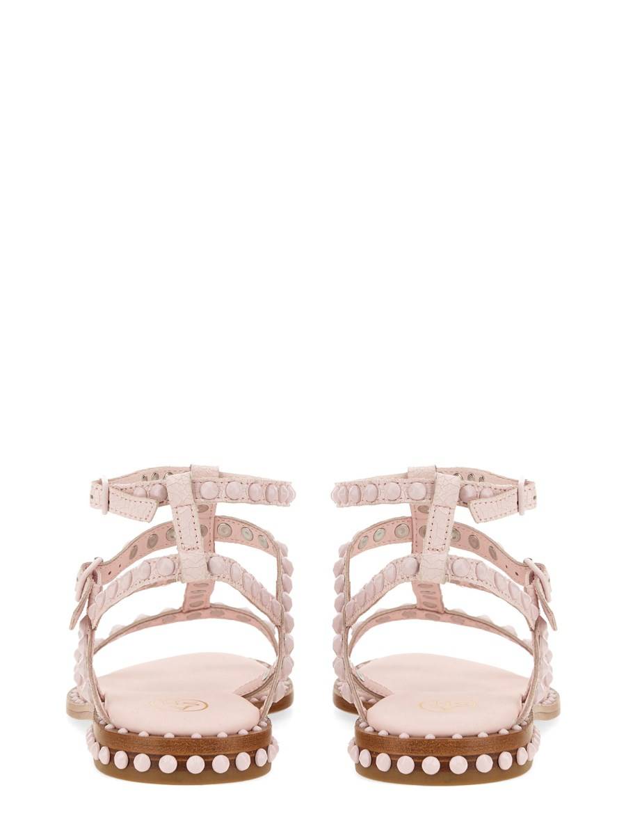 ASH SANDALO IN PELLE CON BORCHIE