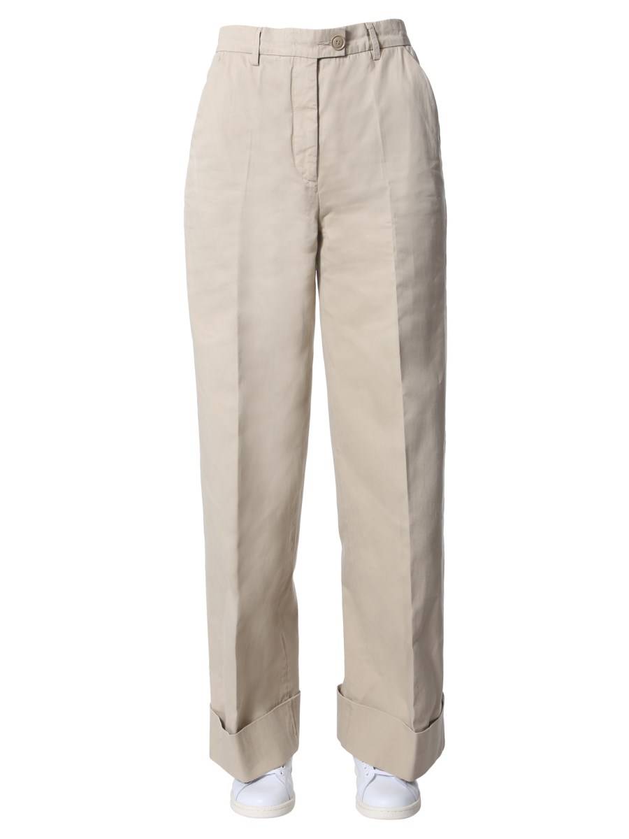 ASPESI PANTALONE AMPIO IN COTONE