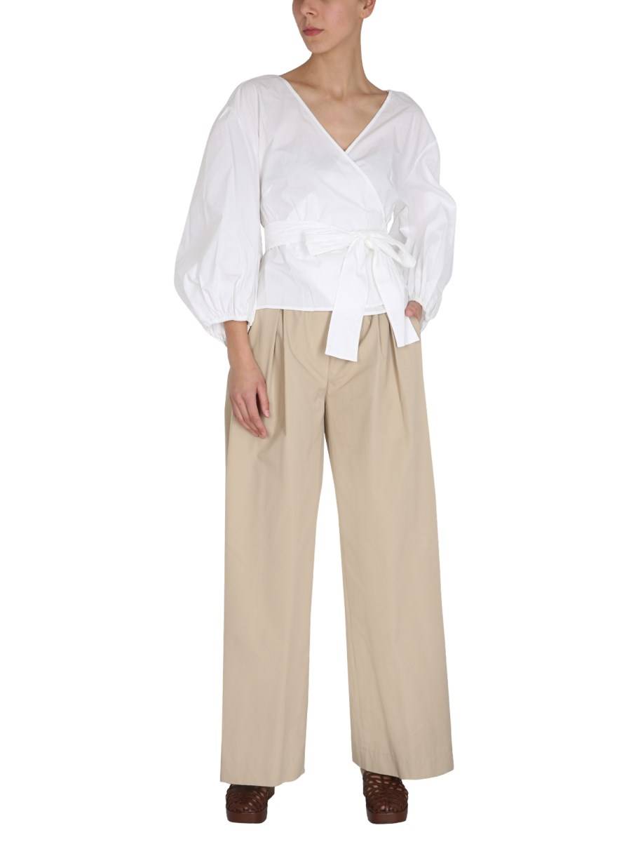 ASPESI PANTALONE IN POPELINE DI COTONE