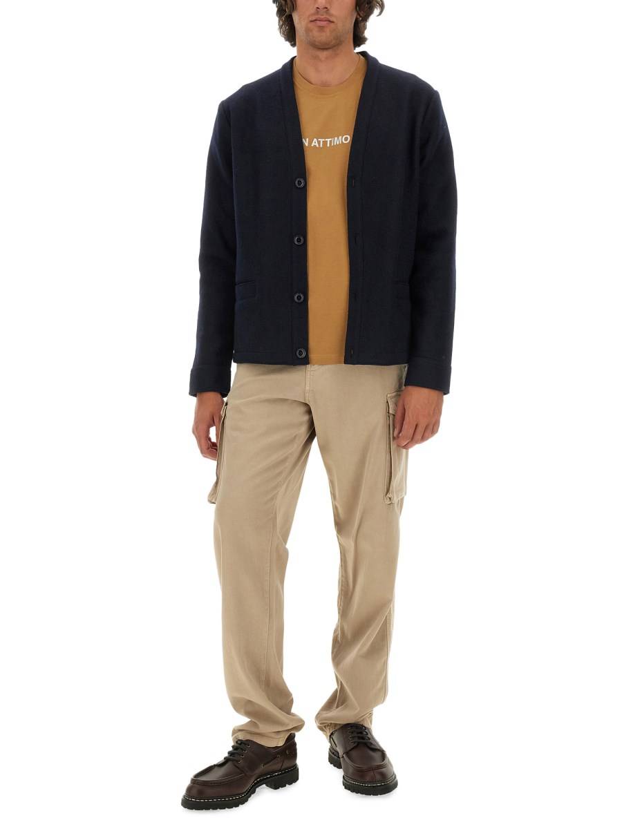 ASPESI T-SHIRT "UN ATTIMO" IN JERSEY DI COTONE