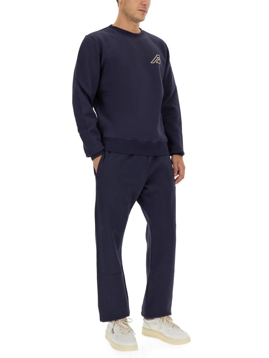 AUTRY FELPA IN COTONE CON LOGO