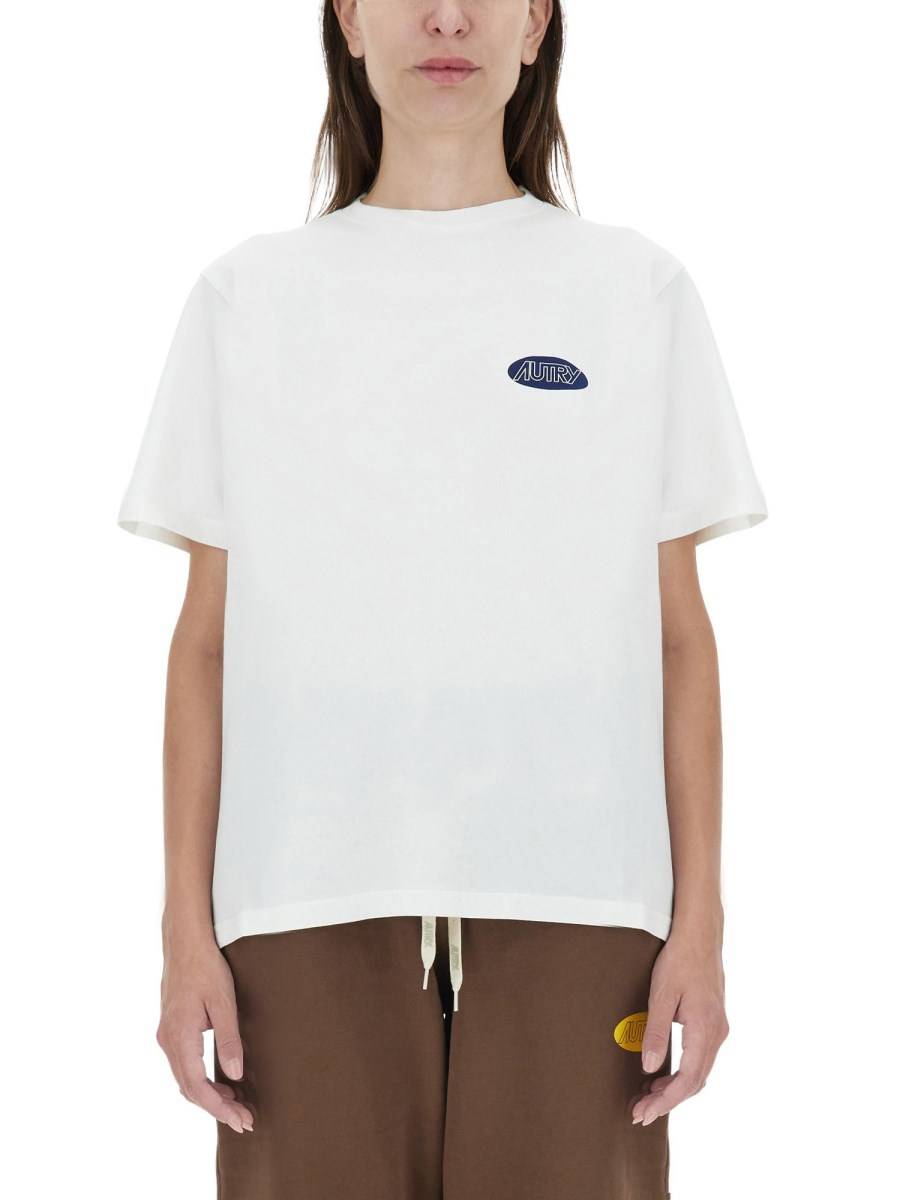 AUTRY T-SHIRT IN JERSEY DI COTONE CON LOGO