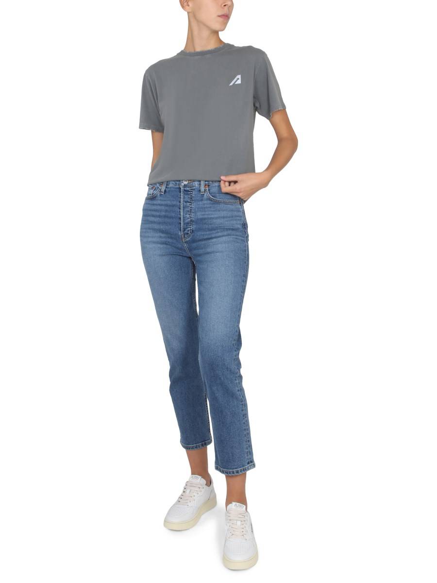 AUTRY T-SHIRT IN JERSEY DI COTONE CON STAMPA LOGO