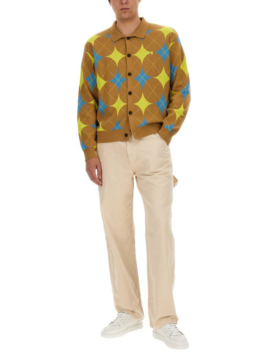 AWAKE NY MAGLIA ARGYLE IN COTONE