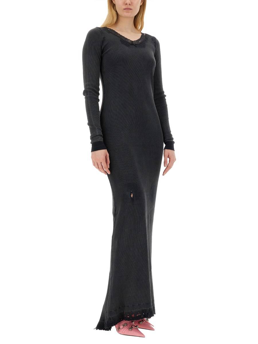 BALENCIAGA ABITO LUNGO IN COTONE