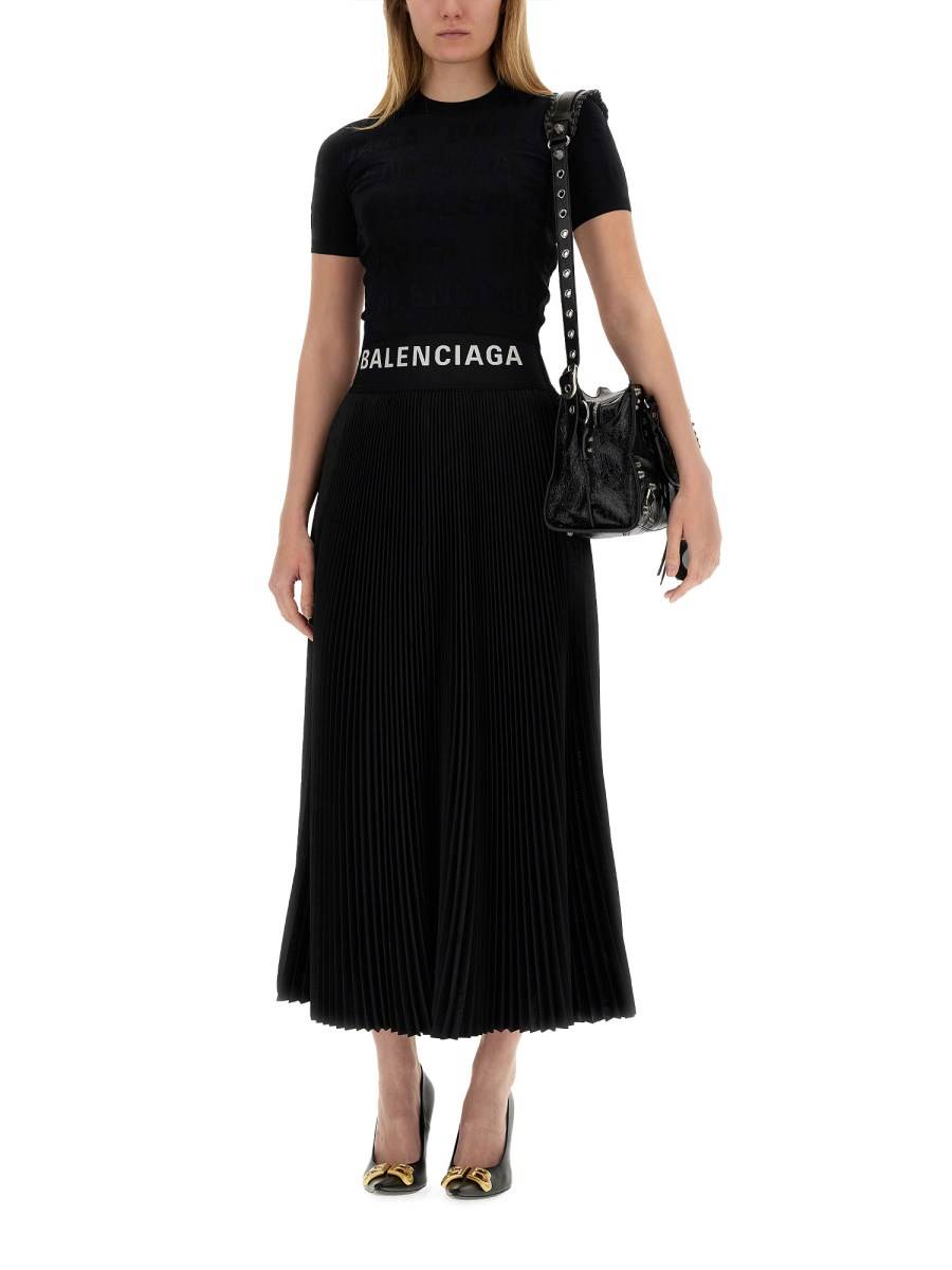 BALENCIAGA GONNA CON LOGO