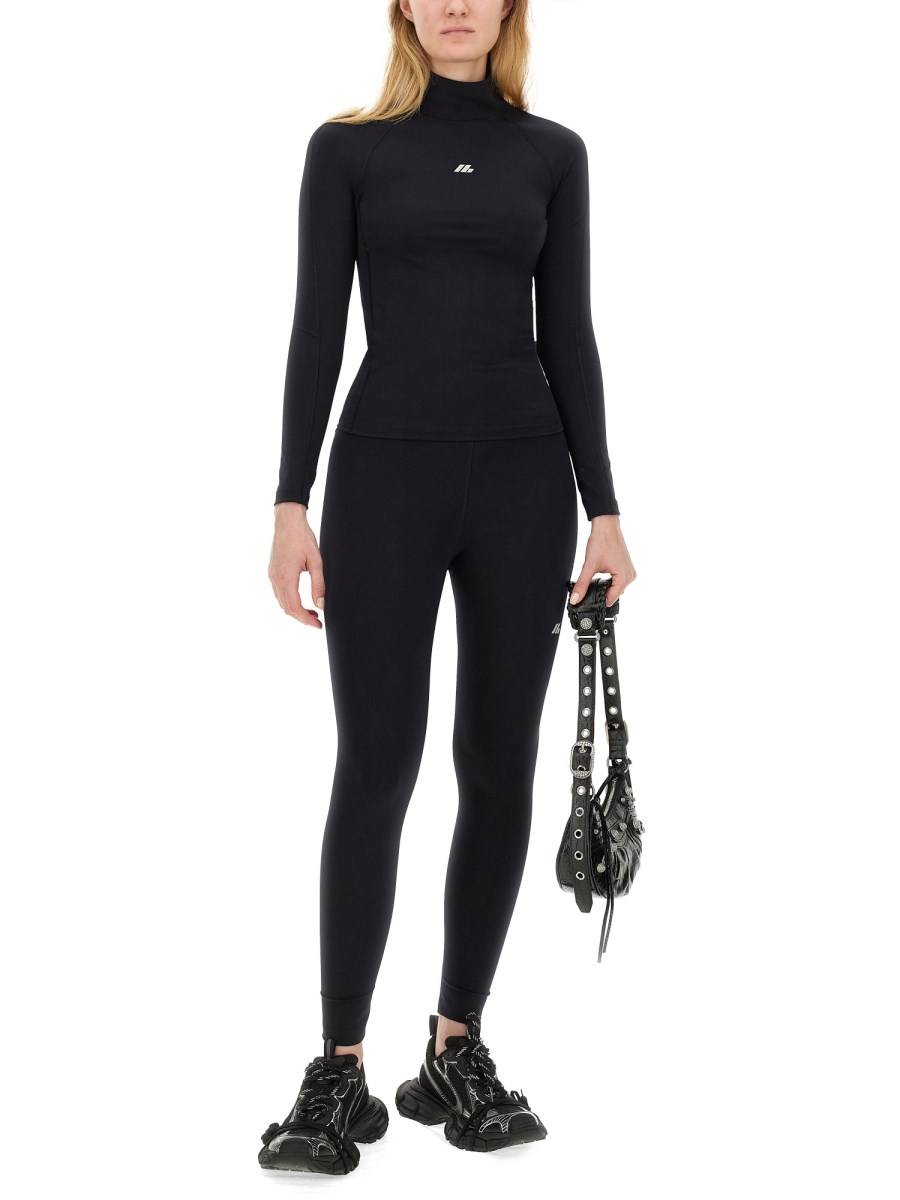 BALENCIAGA LEGGINGS CON LOGO IN TESSUTO TECNICO